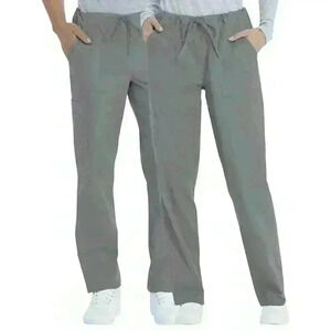 Unisex Scrubstar Core Essentials Scrub Pants Size 3XL Drawstring Tie Condor Grey